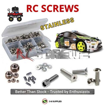 RCScrewZ Stainless Screw Kit hpi077 for HPI Ken Block WR8 Flux Ford Fiesta | SET