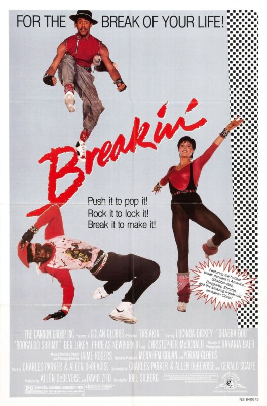 BREAKIN Movie Poster Hip-Hop Rap Break Dance NYC