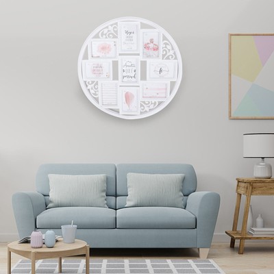 Collage Picture Frame Holds 9 Images Wall Hanging Multiple Collage Photos 4 x 6