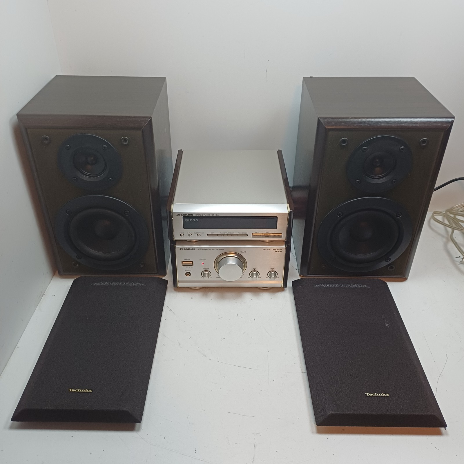 Technics ヴィンテージ・オーディオ・システム Technics SE-HD50 Amplifier ST-HD60 Tuner RDS TESTED +Speakers Made