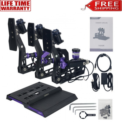 Conspit CPP.Lite 3-Pedal SIM Pedals Racing Pedal Hydraulic Brake Vibration Pedal