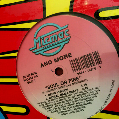 AND MORE - SOUL ON FIRE - 12''VINYL SEALED MINT 1ST PRESS MICMAC # 556 RARE