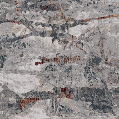 Серый абстрактный коврик размером 3 Х 5 дюймов