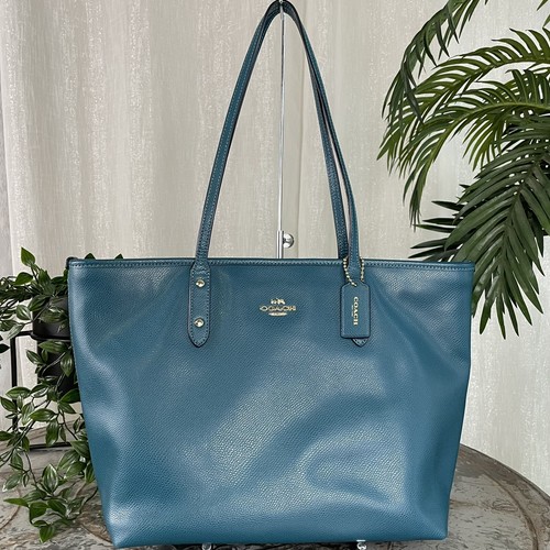 COACH CITY ZIP LARGE TOTE IN CROSSGRAIN LEATHER F36875 SV COACH CITY ZIP LARGE TOTE IN CROSSGRAIN LEATHER F36875 SV