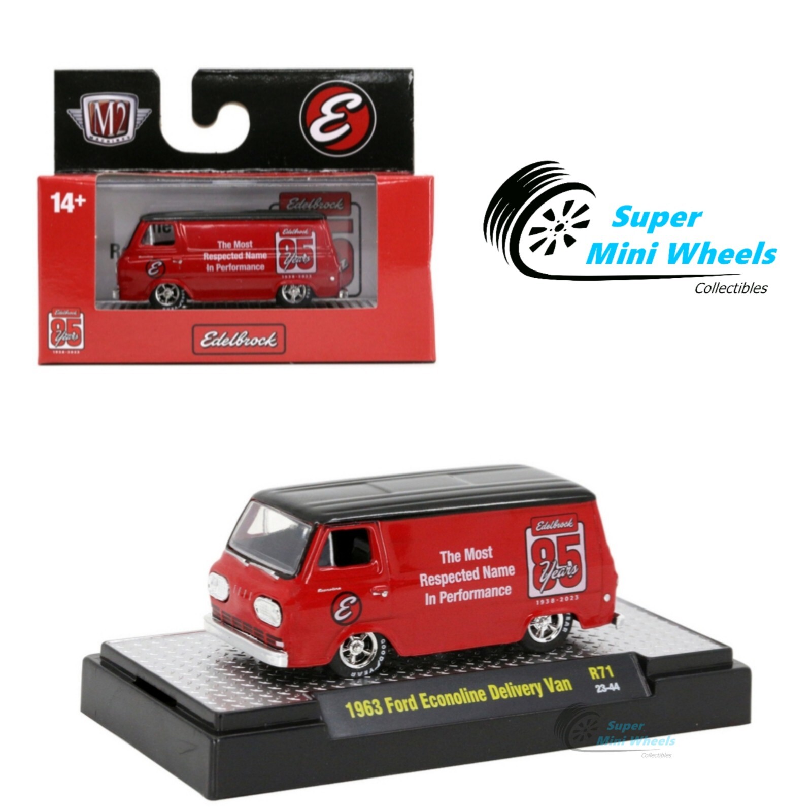 ミニカー VANS 1963 Ford Econoline Vans x MOONEYES VANS x Mooneyes HRCS2021 Hot wheels M2 Machines Minicar