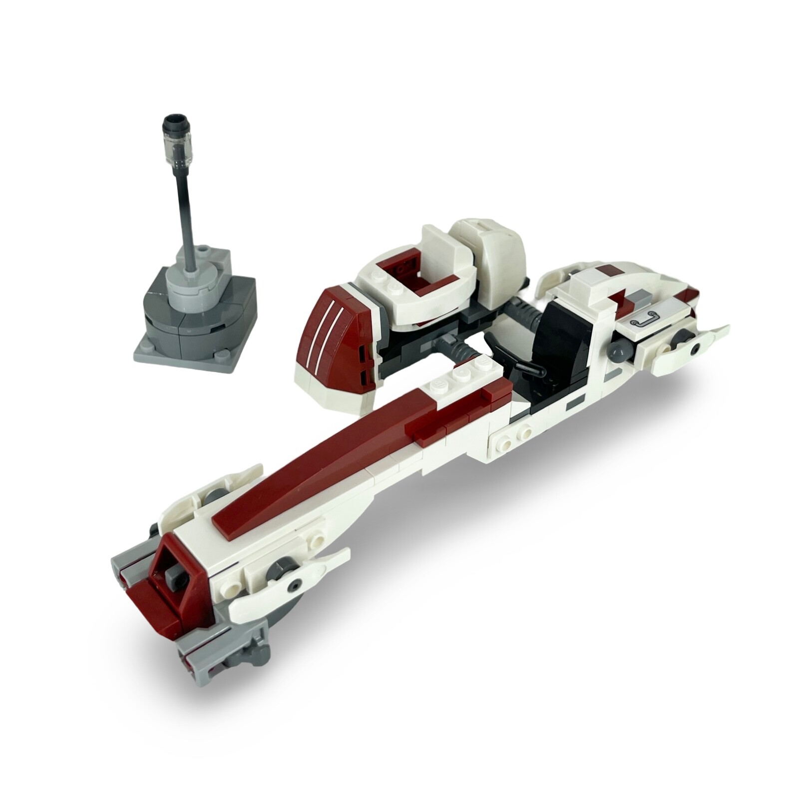 7点：【31】【33】【50】【80】【87】【94】【172】 LEGO Star Wars BARC Speeder Escape Mandalorian Toy 75378