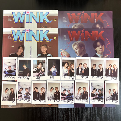 Super Junior D&E Donghae Eunhyuk WiNK Magazine Photocard Set