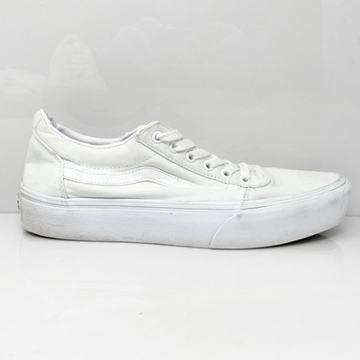 Vans Womens Off The Walls 721356 Белая повседневная обувь Кроссовки Размер 11