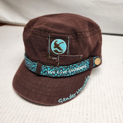 Gander Mountain Hat Cadet Cap Ladies Fit Strap Back Adjustable 