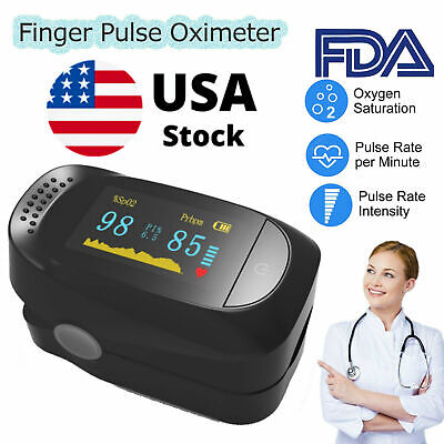 Finger Pulse Oximeter Blood Oxygen meter Heart Rate Saturation Sleep Monitoring