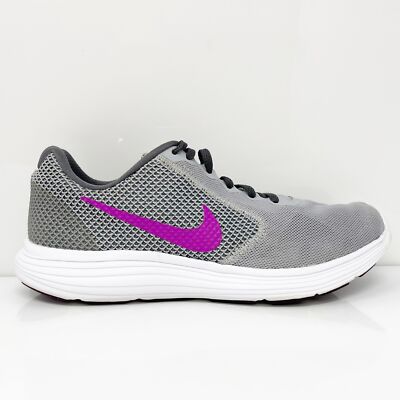 

Nike Womens Revolution 3 819303-009 Серые кроссовки для бега, размер 10, Серый, Revolution 3