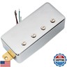 Artec MVBA4 Alnico 5 Covered Humbucker Bridge Pickup 8.6K for LP or EPI Style 4-String Electric Bass, Chrome