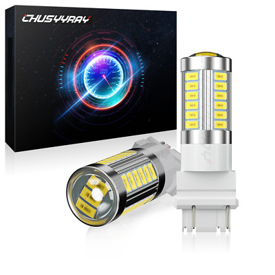 1400LM White 3157 LED Reverse Backup Light Bulbs for 2003-2020 Chevy Express