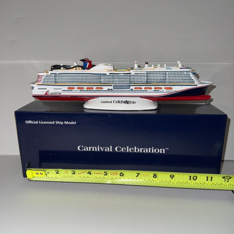 NEW Carnival Cruise Line Model Ship CELEBRATION FREE SHIPPING!