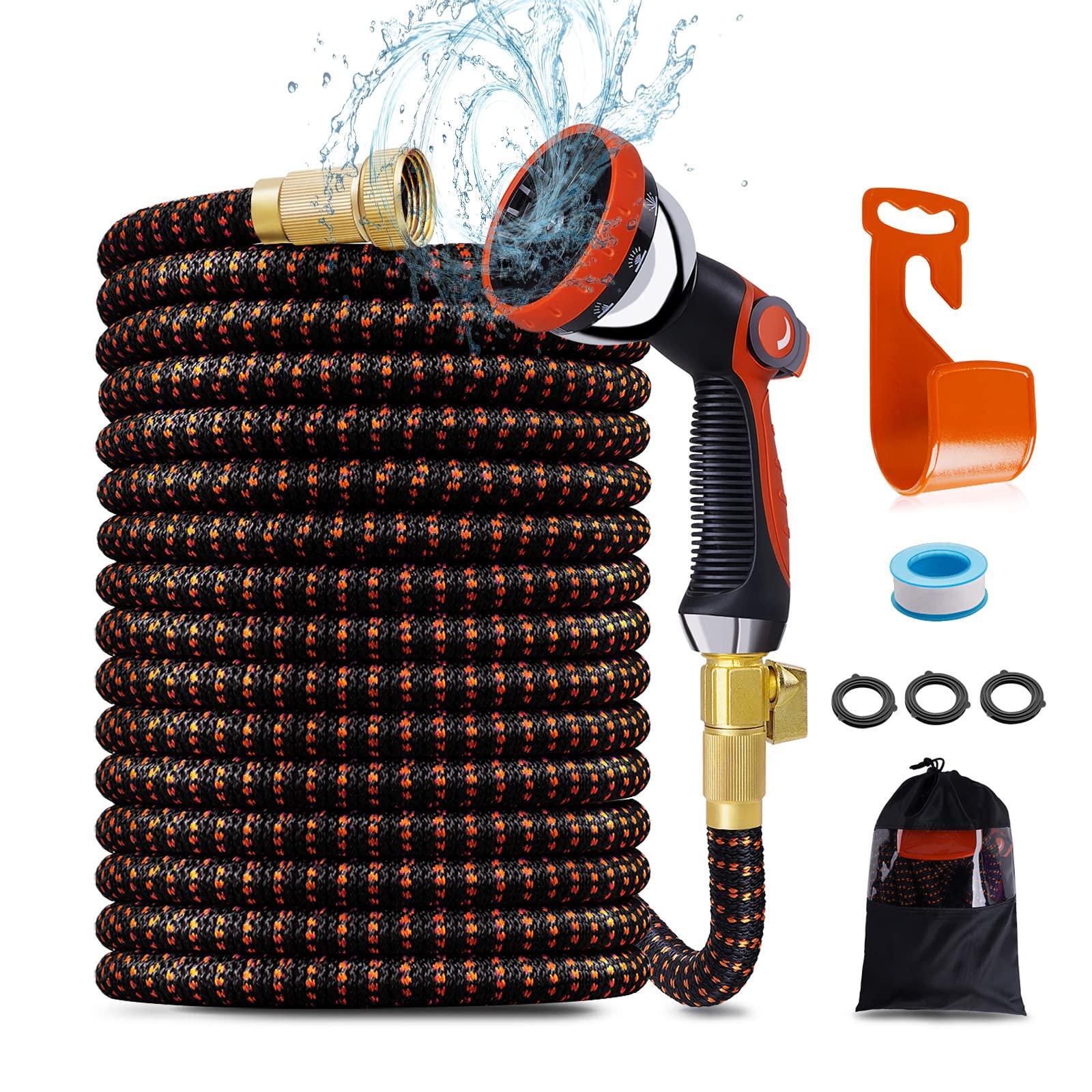 4X Stronger Deluxe Heavy Duty Expandable Flexible Garden Water Hose (10 to 100ft