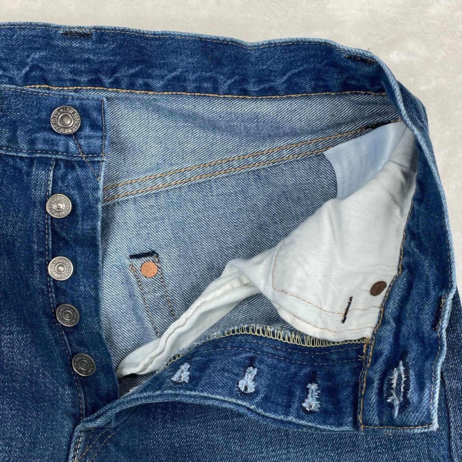 Levi's Jeans 503 BXX Mens 28x31 Blue Denim Selvedge Big E Levi's Jeans 503 BXX Mens 28x31 Blue Denim Selvedge Big E
