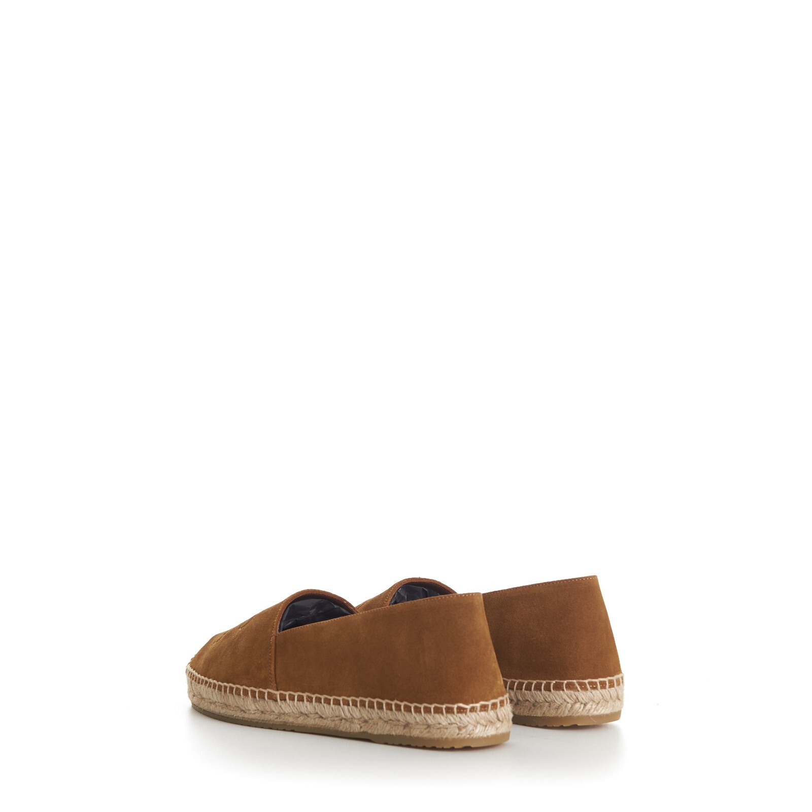 Pre-owned Celine 730$ Men's Espadrilles - Havana Brown Suede, Triomphe Monogram