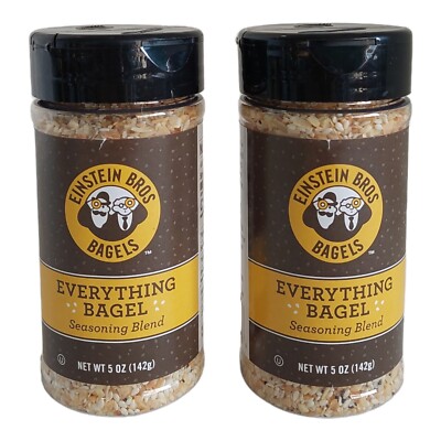 2 Einstein Bros Bagels Everything Bagel Seasoning 5 oz Bottles