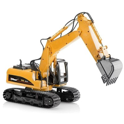 Top Race Metal Sandbox Digger Toy - Diecast Model of Real-Life Construction 