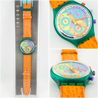 Swatch Chrono Sound SCL102 1993 Vintage USED