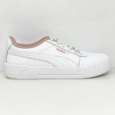 

Puma Girls Carina 370677-02 Белая Повседневная Обувь Кроссовки Размер 5.5C, Белый, Carina