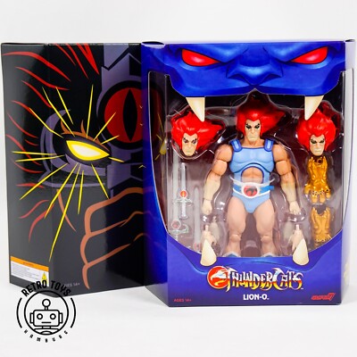 THUNDERCATS LION-O LED Eyes Light Up Ultimates Super7 Deluxe Ultimate NEU & OVP