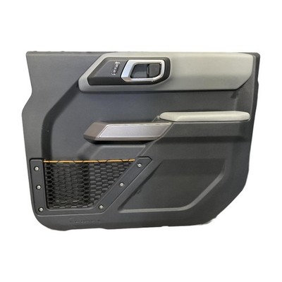 2021-2023 Ford Bronco Right Passenger Front Door Trim Panel Black/Grey 8V OEM