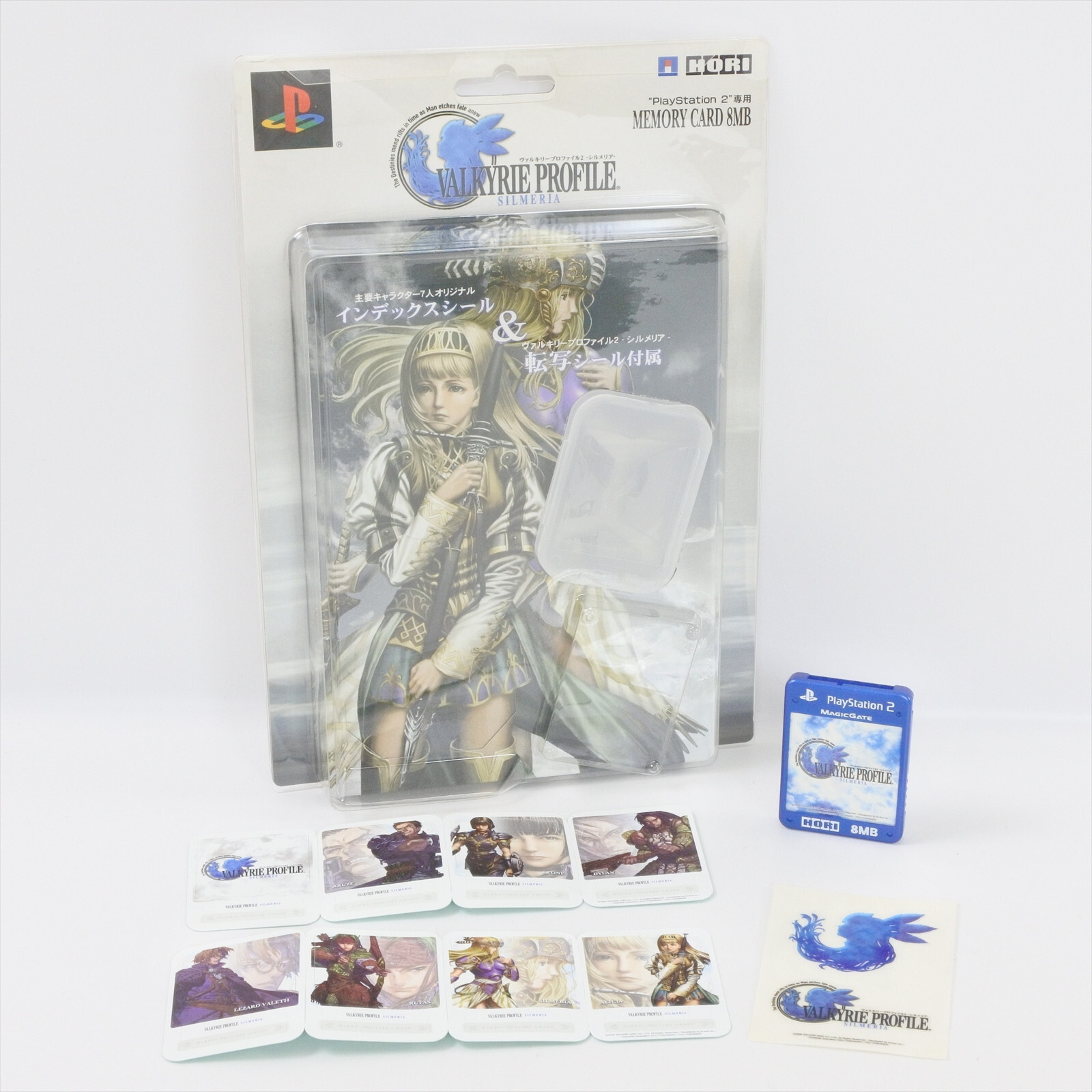 HORI PS2 Playstation 2 Memory VALKYRIE PROFILE Silmeria Good