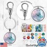 Uiifan 48 Pcs 2025 CNA Week Gifts Inspirational Pen Keychain RN LPN Practitioner Gift Bulk for Nurse Teacher Graduation Appreciation (Marble Style)