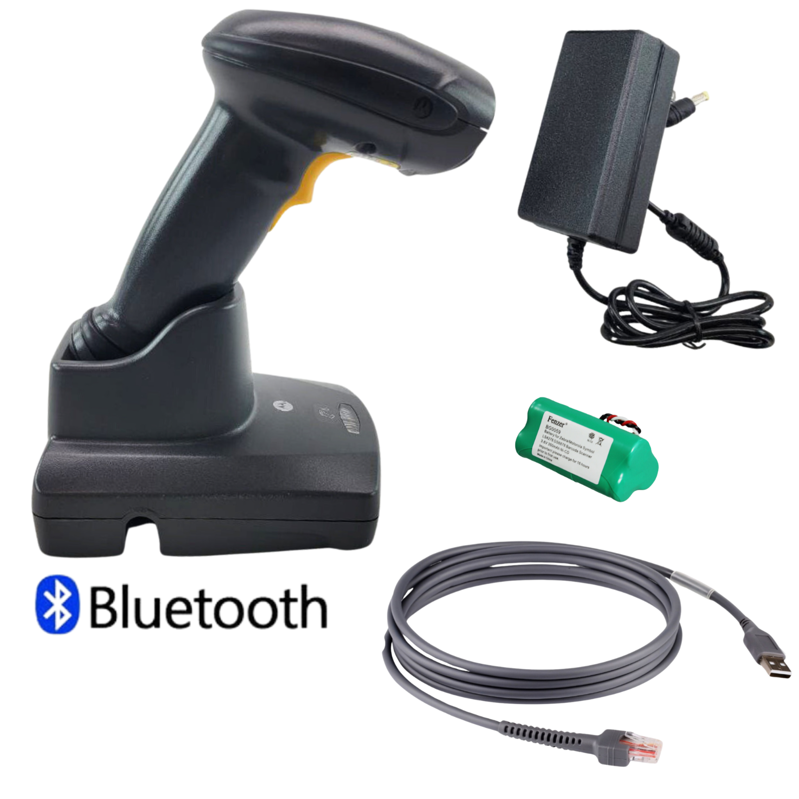 SQUARE & CLOVER POS Wireless Scanner Barcode Reader Zebra DS6878