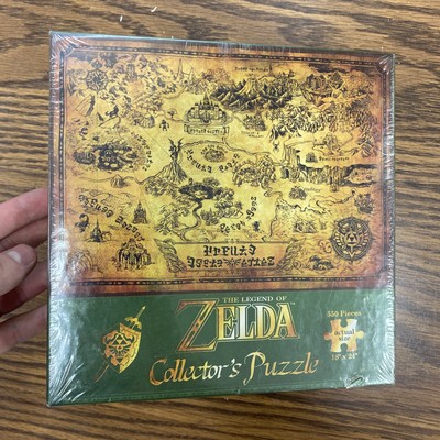 Legend of Zelda Collectors Edition Puzzle Hyrule Map 550 Pc 18 x 24 New in Box