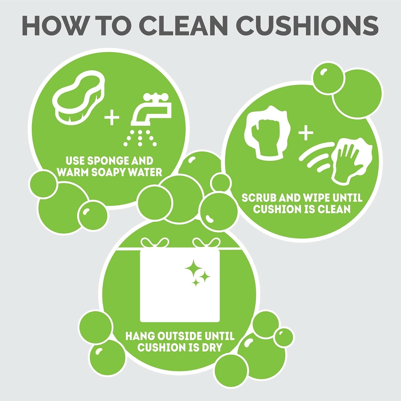 Stripe Outdoor Chair Cushion Dining Durable Weather ...