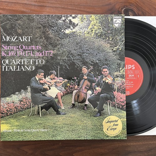 Mozart String Quartets K.169-172 Quartetto Italiano LP 1973