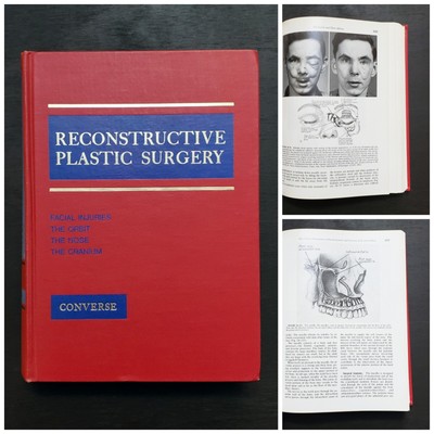 Vintage 1977 2nd Ed Reconstructive Plastic Surgery Vol 2 Medical Hardcover Book