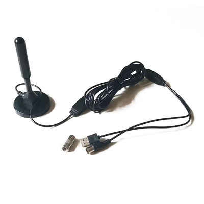 25dBi 200-Mile Magnetic Base HDTV Antenna TV Signal Amplifier Receiver Cable F