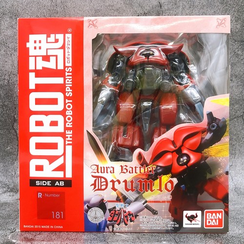 BANDAI ROBOT魂 Aura Battler Drumlo 181 Bandai The Robot Spirits R-181 Aura Battler Drumlo 130mm