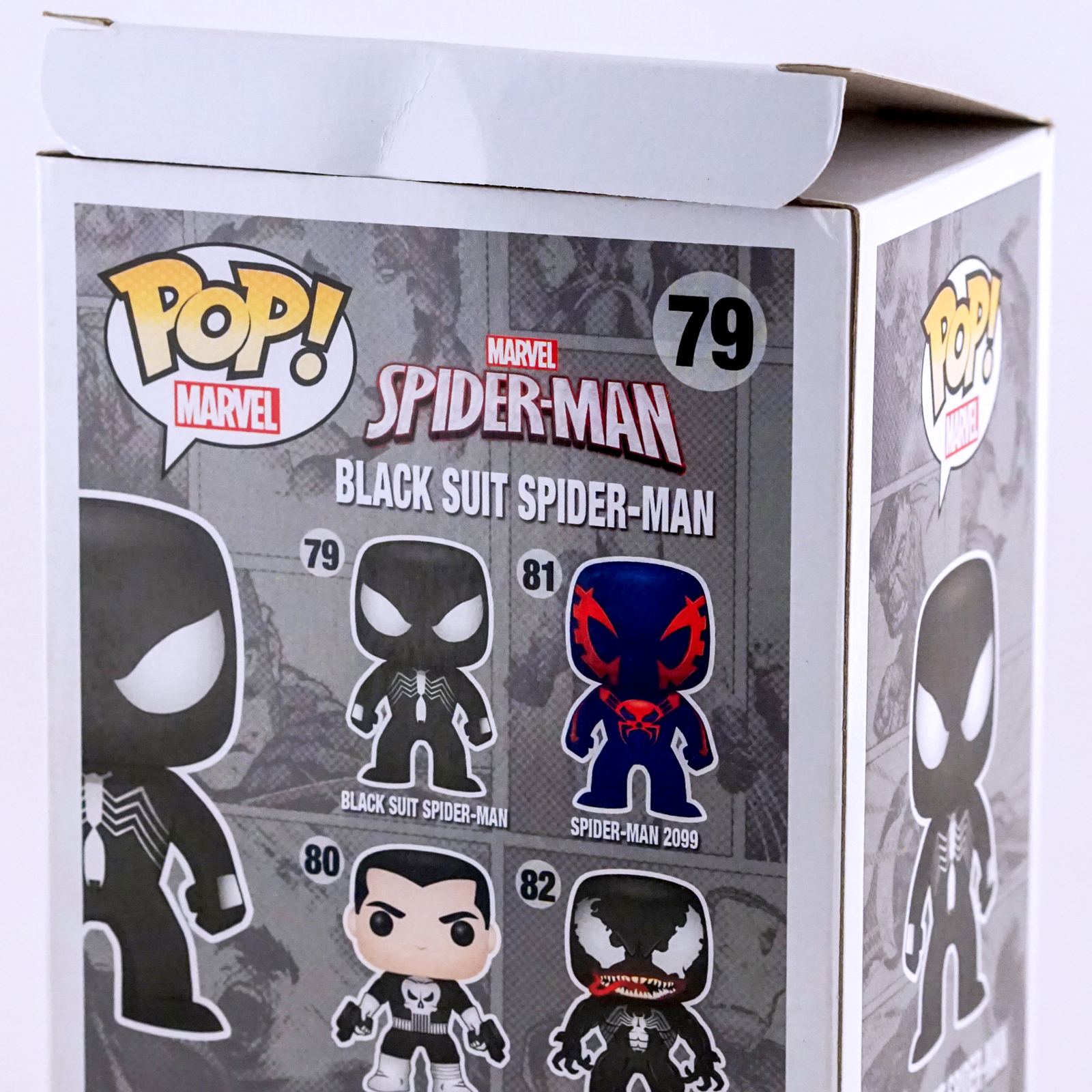 2015 Funko Pop Marvel 79 Black Suit Spider-Man Spiderman Walgreens Exclusive