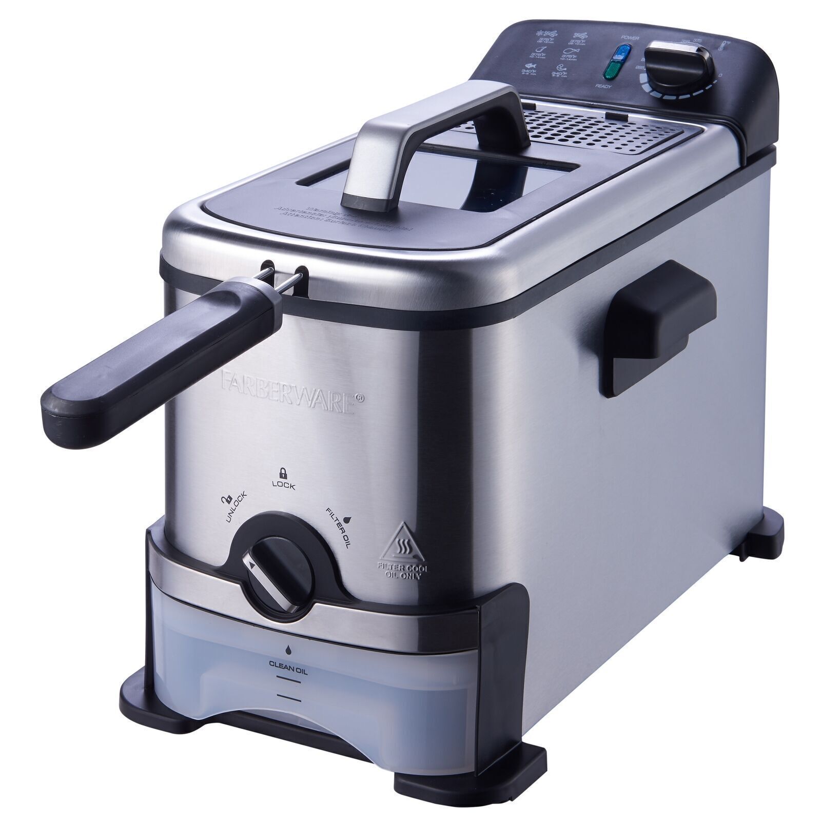 Oil Fryer Stainless Steel Home Compact
