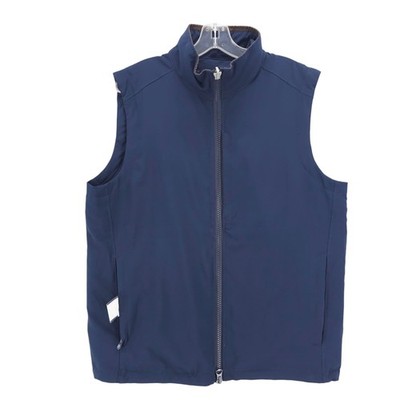 NWT B. DRADDY Reversible Lawrence Vest Men's Nautical Blue Size MEDIUM