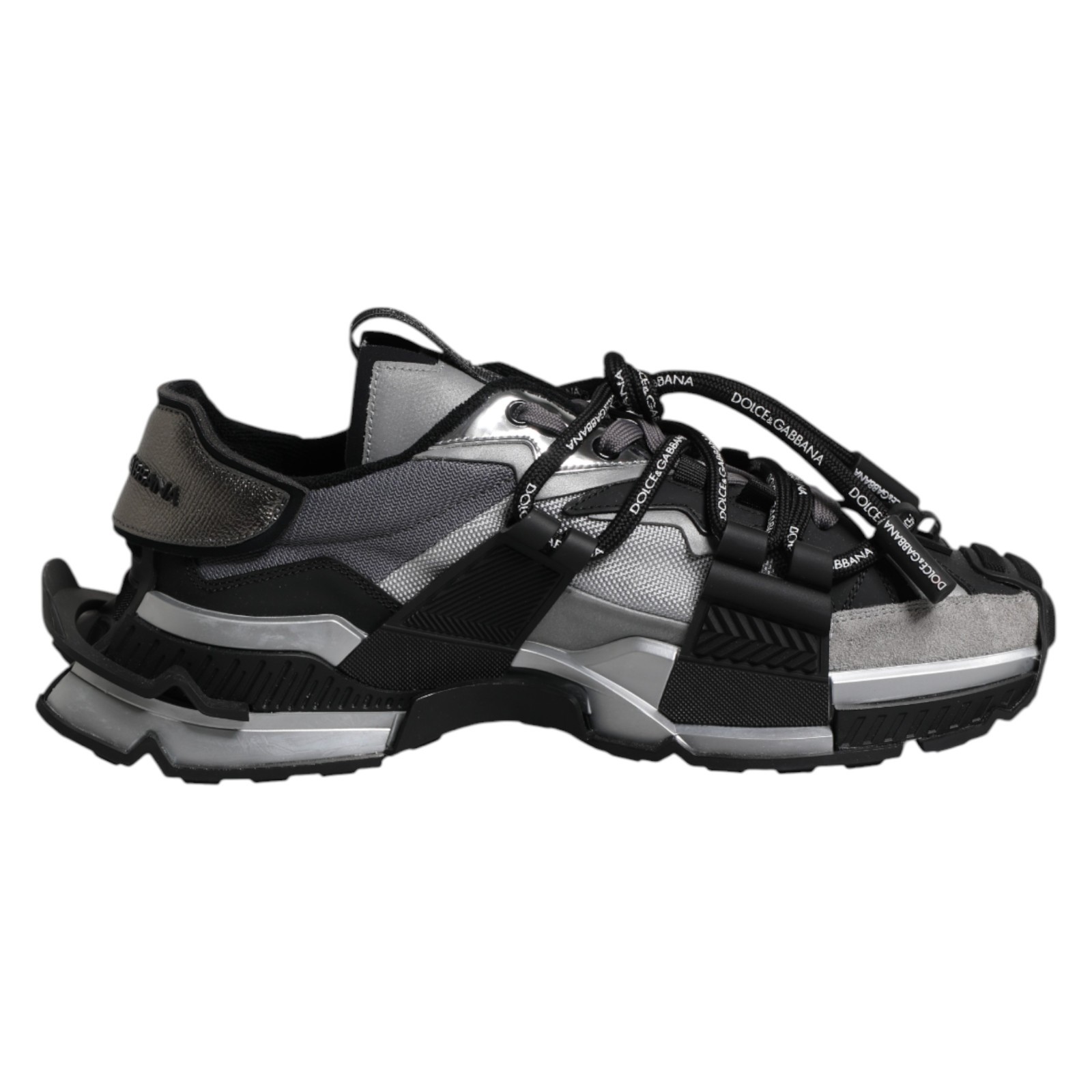 DOLCE & GABBANA Shoes Multicolor Panelled Space Sneakers Men