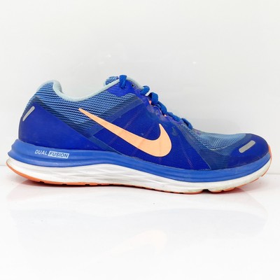 

Nike Womens Dual Fusion X2 819318-401 Синие кроссовки для бега Размер 7,5, Синий, Dual Fusion X2