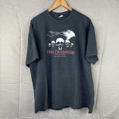 Vintage 2000 Final Destination 1 Horror Movie Promo T Shirt