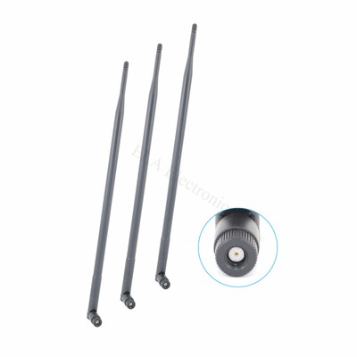 3 9dBi 2.4G 5G 5.8G Dual Band RP-SMA WiFi Antennas For D-Link DIR-825 DAP-1360
