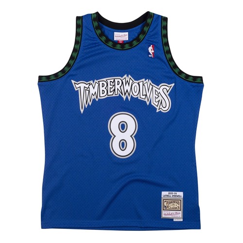 

MITCHELL - NESS NBA SWINGMAN JERSEY MINNESOTA TIMBERWOLVES 2003 ЛАТРЕЛЛ СПРЮЭЛЛ, Magic blue