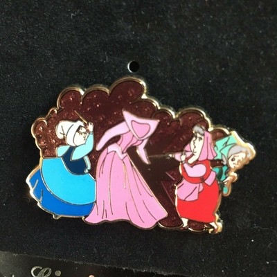 Uk Disney Store 3 Three Fairies Flora Fauna Merryweather Sleeping Beauty Pin のebay公認海外通販 セカイモン
