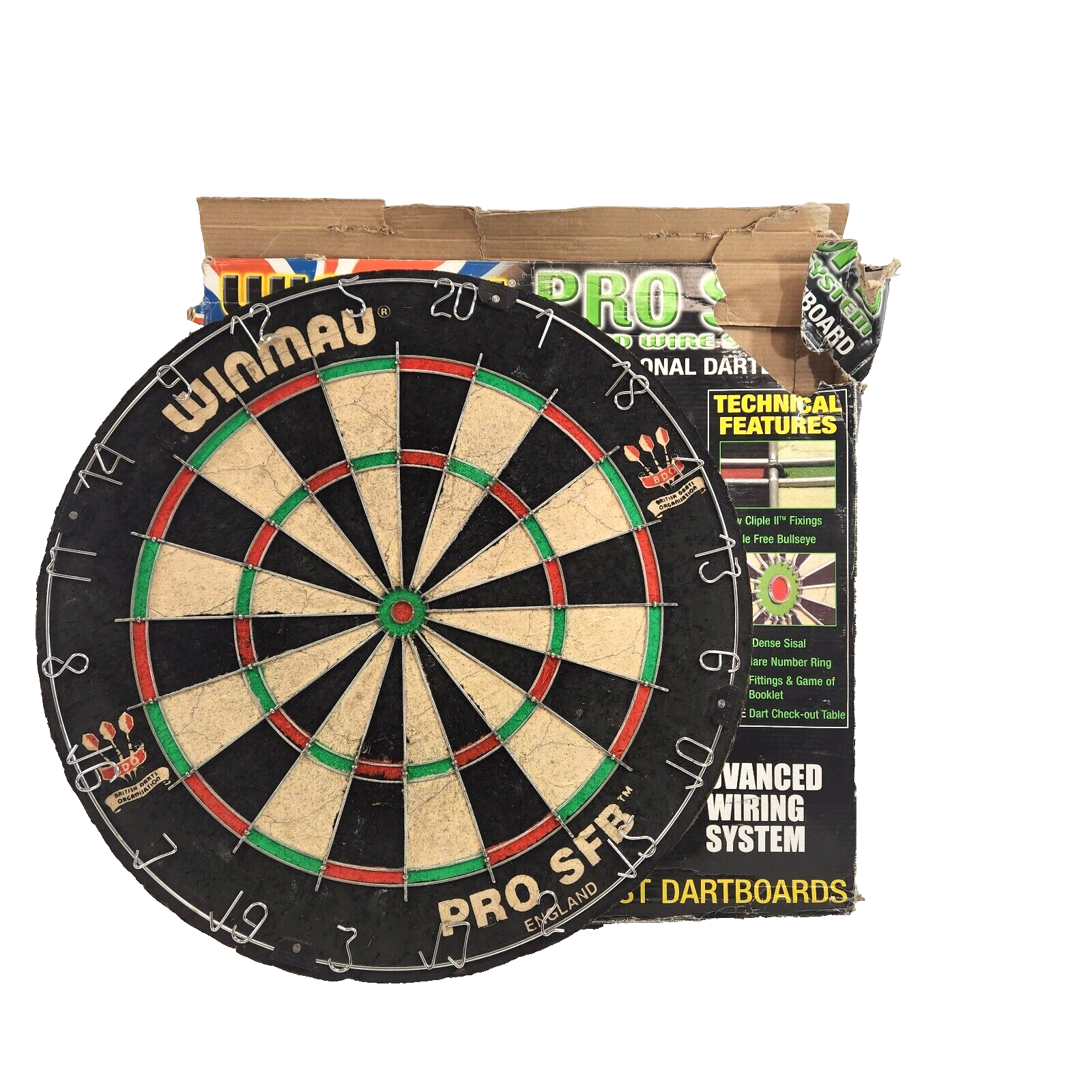 WINMAU PRO SFB ハードダーツボード Amazon.com : Winmau Pro SFB Bristle Dartboard : Sports