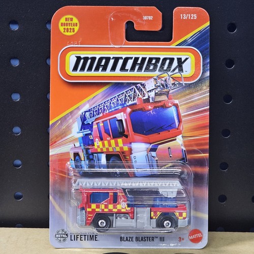 2025 MATCHBOX BLAZE BLASTER III METAL RED MBX | eBay