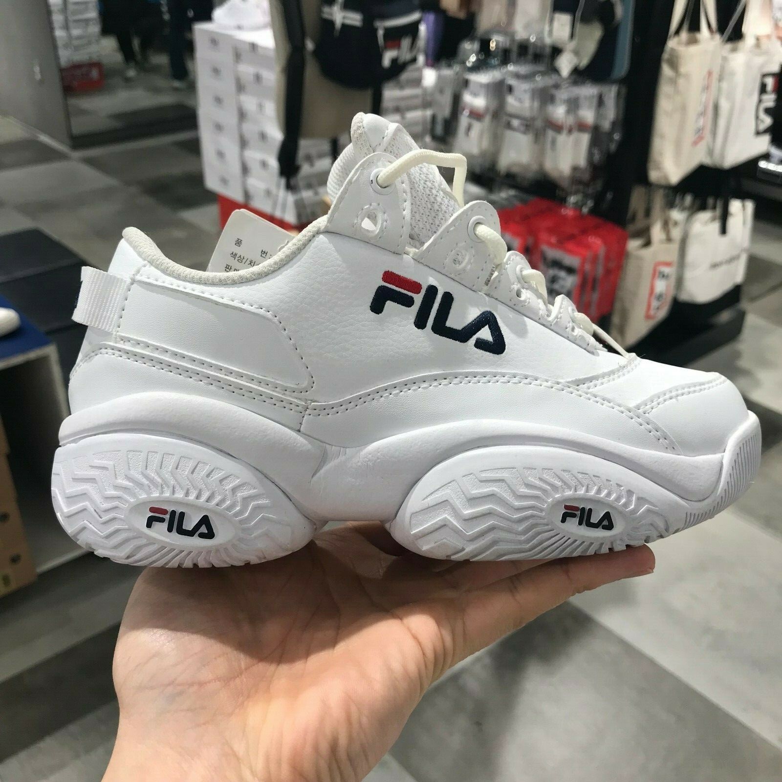 FILA FOLDER CONCOURS bajo 96 Auténtico X Ugly Zapatos Blanco SZ4-11 FS1HTA3191X | eBay