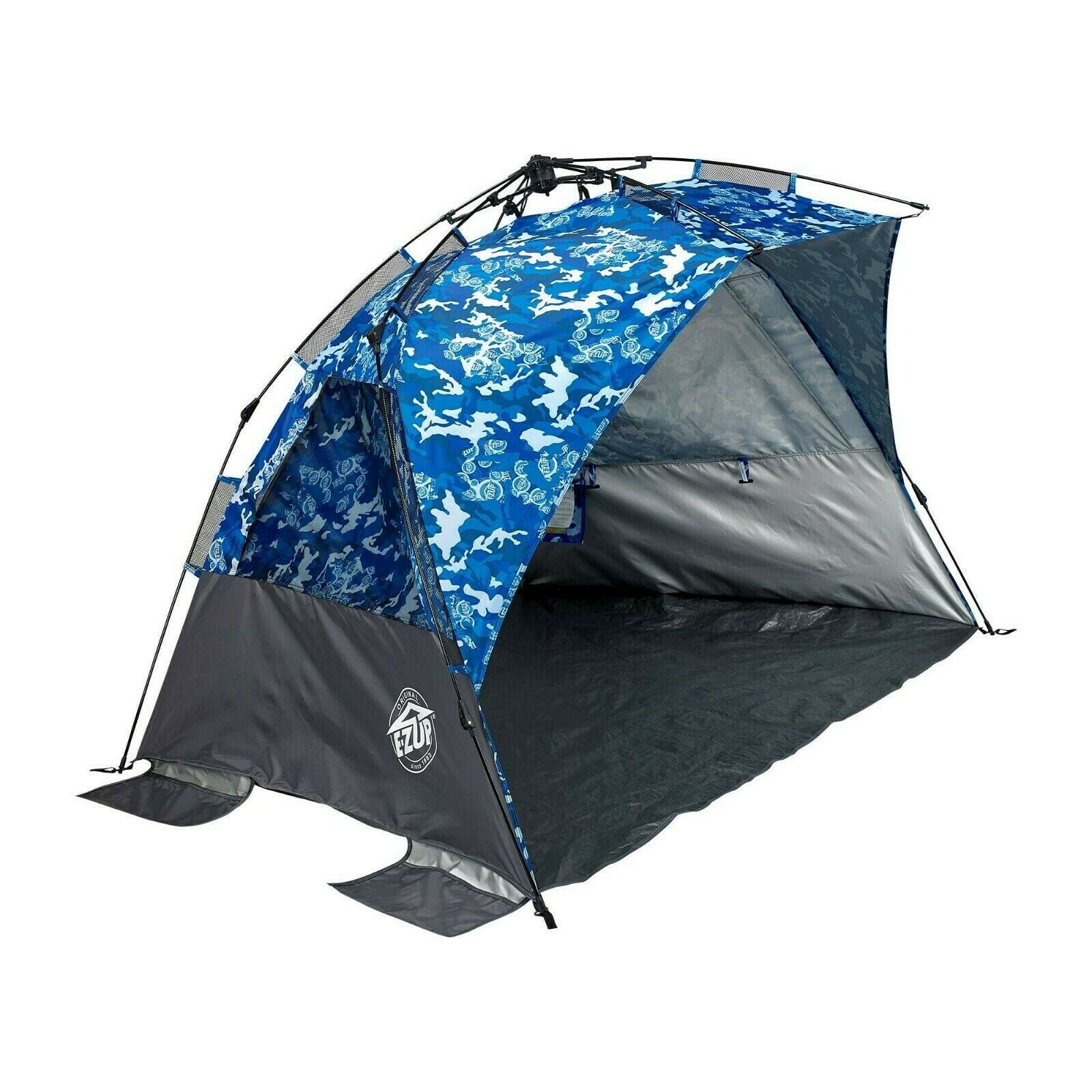 E-Z Up® Wedge Instant Shelter® Beach Tent, Blue Camo | eBay