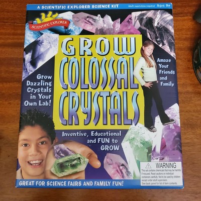 Scientific Explorer Science Kit NEW Grow Colossal Crystals EDUCATIONAL